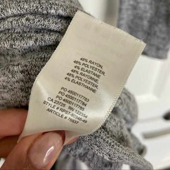 Wilfred Free Aritzia Savita grey long sleeve dress XS - Picture 9 of 10